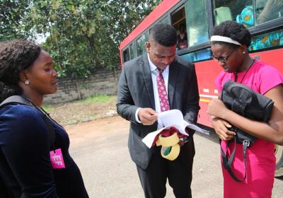 One Of The Students Support Helping A New Student Sort Her Registration