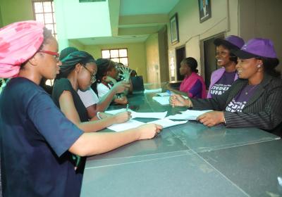 Hall Officers Registering Returning Students And Allotting Rooms To Them