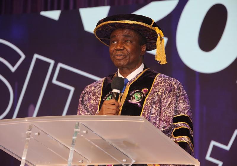 Pro Chancellor Bishop David Abioye Giving His Convocation Speech