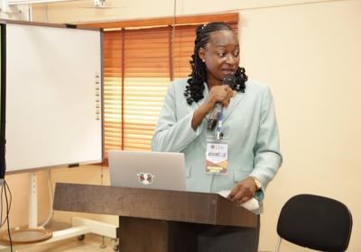 Dr Titi Olusola Kayode Reading The Citation Of The Keynote Speaker