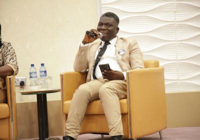 Director Centre For Systems And Information Service Csis Engr. Bola Akanle Making A Remark During A Plenary Session