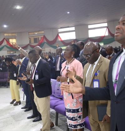 A Cross Section Of Covenant University Management During The Chapel Service