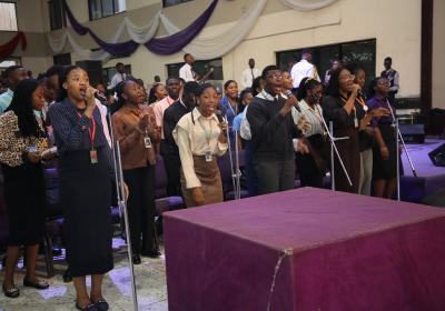 Members Of The Choir During Their Ministration