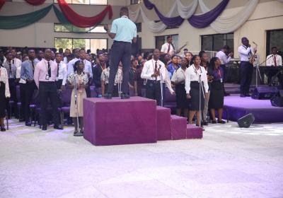 The Members Of The Covenant University Music Department Cumd During Their Ministration
