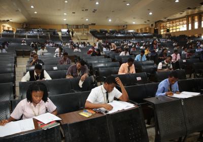 A Cross Section Of Students Taking Their Alpha Semester Exams