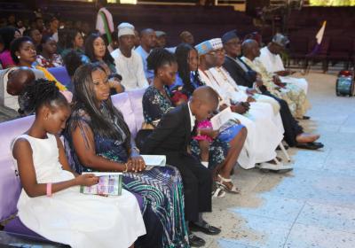 A Cross Section Of Members Of The Inaugural Lecturers Family And Invited Guests