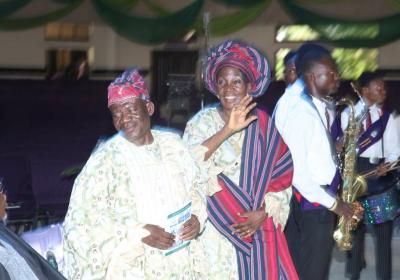 Parents Of The Inaugural Lecturer Mrs. And Mrs. Afolabi