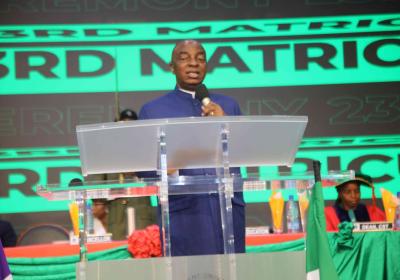 Chancellor Covenant University Giving The Benedictions