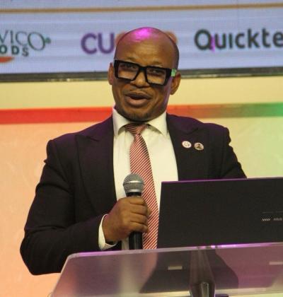 Keynote Speaker For The Conference Professor Efem N. Ubi The Director Nigerian Institute Of International Affairs Making His Presentation At The Event