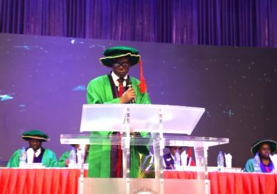 Registrar Mr Emmanuel Igban Introducing Members of The High Table Registrar Mr Emmanuel Igban Introducing Members of The High Table